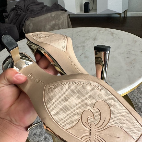 Franco Sarto metallic gold heels - Picture 8 of 13